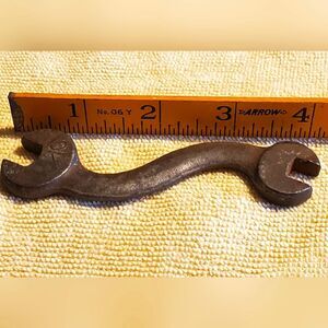 Vintage Rare Whitin Machine Works S Shaped open end Textile Pattern Wrench